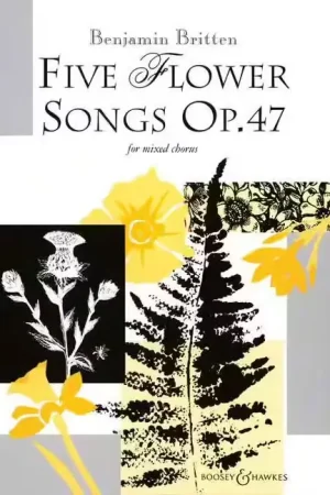 Paiement sécurisé | Boosey & Hawkes Britten - Five Flower Songs Op. 47