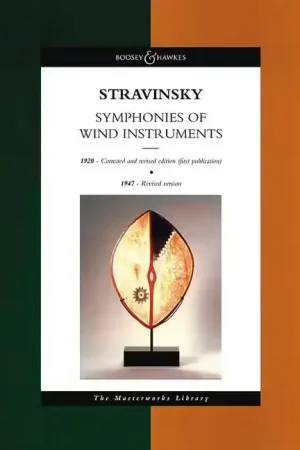 Boosey & Hawkes Stravinsky Igor - Symphonies Of Wind Instruments (1920 & 1947) - Wind Band | Stock presque épuisé