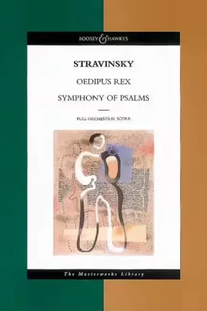 Boosey & Hawkes Stravinsky - Oedipus Rex / Symphony Of Psalms - Opera / Choeur Mixte (satb) et Orchestre - Nouveau en boutique