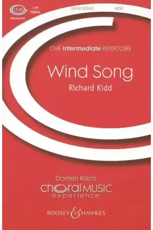 Prix bas - Boosey & Hawkes Kidd - Wind Song - 3-part Treble Voices (SSS)