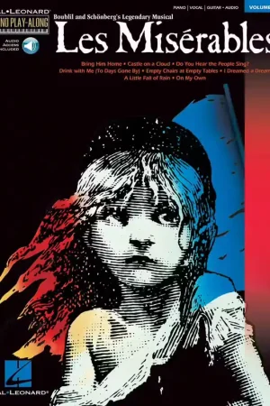 Expédition express | Hal Leonard PIANO PLAY ALONG VOL.24 - LES MISERABLES + AUDIO EN LIGNE