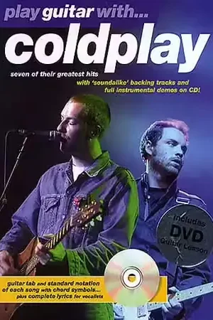 Offre limitée | Music Sales Coldplay - Play Guitar With + CD + DVD - Guitar Tab