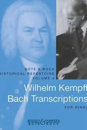 Stock limité - Bote And Bock Bach - Bach Transcriptions VO4 - Piano