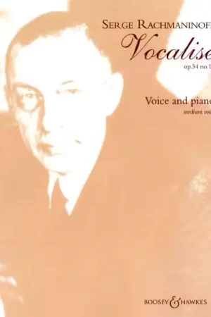 Boosey & Hawkes Rachmaninoff S. - Vocalise Op. 34/14 - Medium Voice And Piano | Prix doux