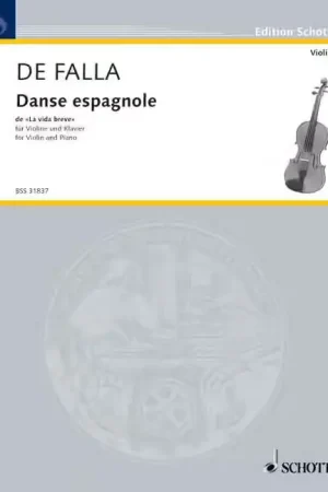 Schott Falla - Spanish Dance - Violon et Piano | Direct usine