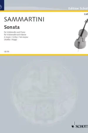 Super prix | Schott Sammartini G.B. - Sonata G Major - Cello And Piano
