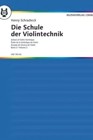 Musikverlag Cranz Schradieck Heinrich - Ecole De La Technique Du Violon Vol.2 - Satisfait ou remboursé