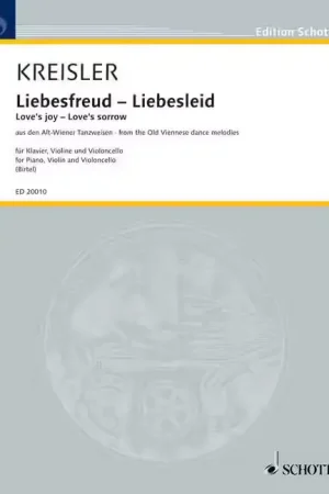 Remise - Schott Kreisler - Liebesfreud - Liebesleid - Piano Trio