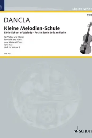 Schott Dancla Charles - Little School Of Melody Op. 123 Band 1 - Violin And Piano - Promotion