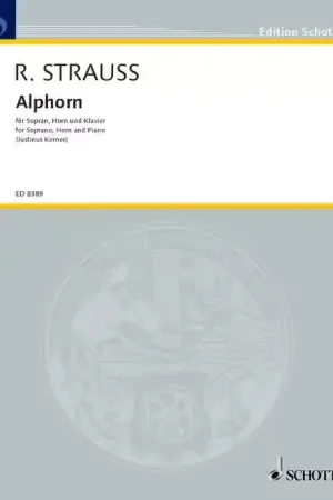 Schott Strauss Richard - Alphorn O. Op. Av 29 - Soprano Horn In Eb And Piano - Prix malin