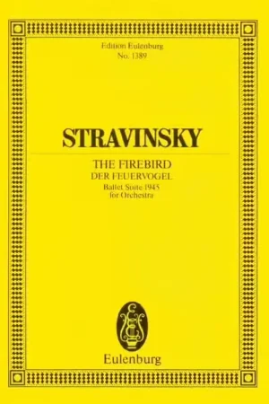 Eulenburg Stravinsky Igor - The Firebird - Orchestra | Retour gratuit
