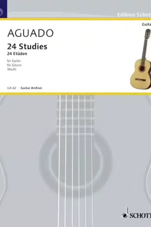 Retour gratuit - Schott Aguado - 24 Studies - Guitare