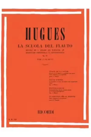 Nouveau - Ricordi Hugues L. - Scuola Del Flauto Divisa In 4 Gradi - Flute