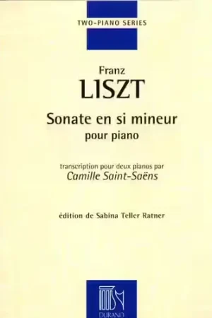 Durand Liszt F. - Sonate En Si Mineur - 2 Pianos - Nouveau lancement