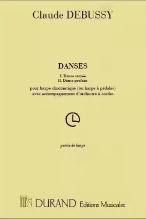 Durand DEBUSSY - DANSES - HARPE | Plus que quelques articles