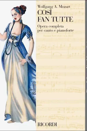 Ricordi Mozart W. A. - Cosi Fan Tutte - Chant et Piano | Prix mini