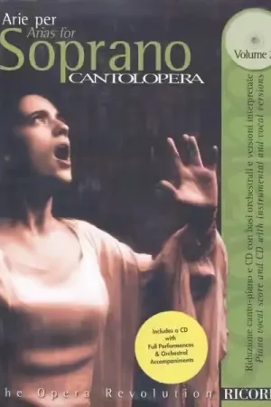 Paiement sécurisé - Ricordi CANTOLOPERA: ARIE PER SOPRANO VOL 2 + CD - CHANT ET PIANO