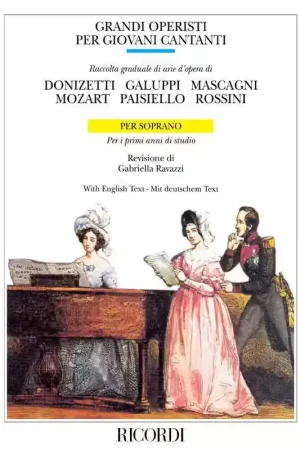 Produit tendance | Ricordi Grandi Operisti Per Giovani Cantanti - Chant et Piano
