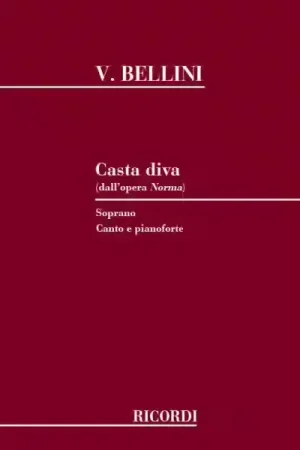 Ricordi Bellini V. - Casta Diva - Chant et Piano - Livraison rapide