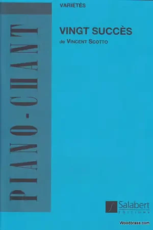 Salabert SCOTTO - 20 SUCCES - CHANT ET PIANO - Bien noté
