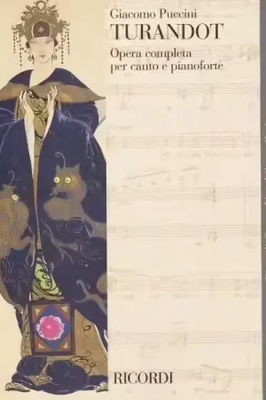 Déstockage | Ricordi PUCCINI G. - TURANDOT TESTO ITALIANO - CHANT ET PIANO