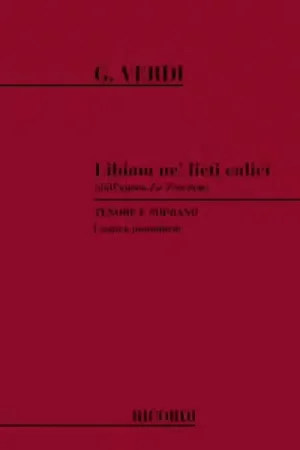 Dépêchez-vous | Ricordi VERDI G. - LIBIAM NE' LIETI CALICI - CHANT ET PIANO
