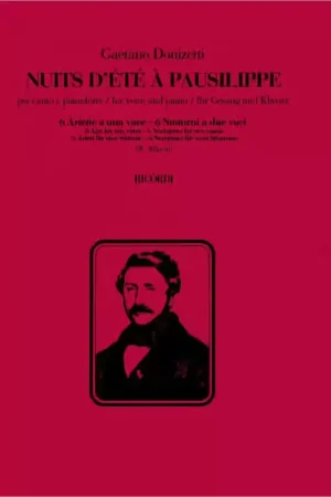 Offre flash | Ricordi DONIZETTI G. - NUITS D'ETE A PAUSILIPPE - CHANT ET PIANO