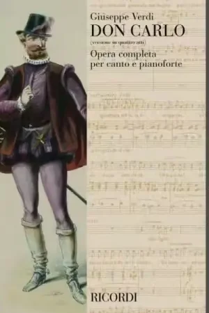 Produit phare | Ricordi VERDI G. - DON CARLO VERSIONE IN 4 ATTI - CHANT ET PIANO