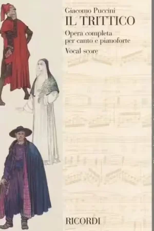Ricordi PUCCINI G. - TRITTICO - BROCHURE - CHANT ET PIANO - Prêt à expédier