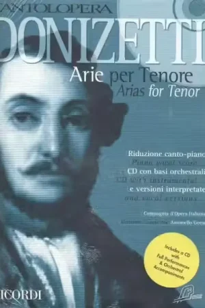 Ricordi DONIZETTI G. - CANTOLOPERA: ARIE PER TENORE + CD | Prix mini
