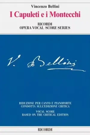 Offre du jour | Ricordi BELLINI V. - I CAPULETI E I MONTECCHI - CHANT ET PIANO