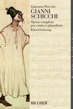 Ricordi Puccini G. - Gianni Schicchi - In Brochure - Chant et Piano | Haute qualité