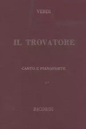 Top des ventes - Ricordi VERDI G. - TROVATORE - CHANT ET PIANO