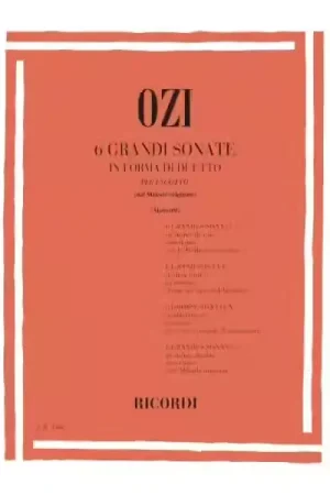 Ricordi OZI E. - 6 GRANDI SONATE IN FORMA DI DUETTO - BASSON - Achetez maintenant