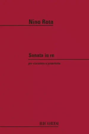 Ricordi ROTA N. - SONATA IN RE - CLARINETTE ET PIANO - Premium