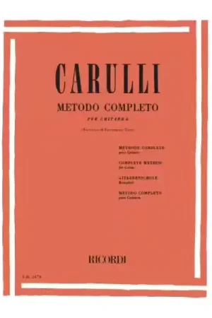 Prix réduit - Ricordi Carulli F. - Metodo Completo Per Chitarra - Guitare