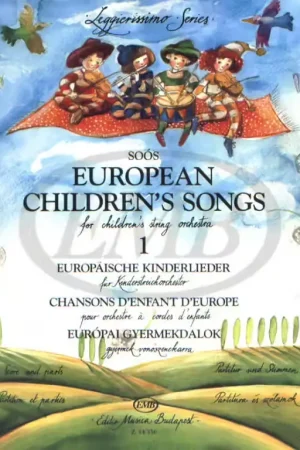 Prix usine | EMB (Editio Musica Budapest) Soos A. - European Children's Songs Vol.1 - Children's String Orchestra
