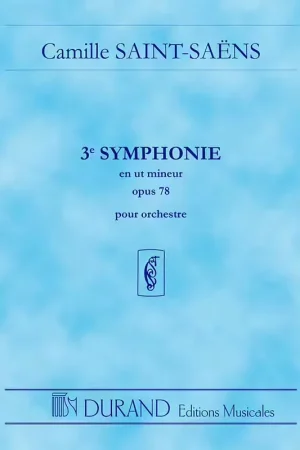 Durand SAINT SAENS C. - SYMPHONIE N 3 OP 78 - CONDUCTEUR POCHE - Bientôt épuisé