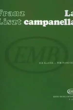 EMB (Editio Musica Budapest) Liszt F. - Campanella - Piano | Stock presque épuisé