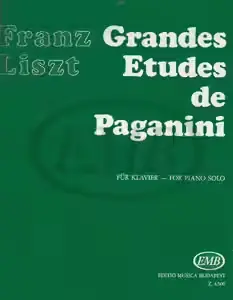 Derniers articles | EMB (Editio Musica Budapest) LISZT F. - STUDI DI PAGANINI (6) - PIANO