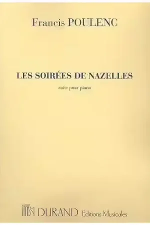 Achetez dès maintenant - Durand POULENC F. - SOIREES DE NAZELLES - PIANO