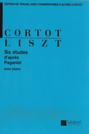 Plébiscité par les clients - Salabert LISZT - 6 ETUDES D'APRES PAGANINI - PIANO