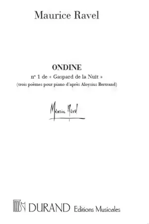 Retour gratuit - Durand RAVEL M. - ONDINE - PIANO
