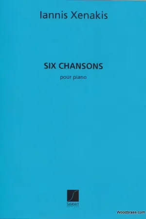 Qualité premium - Salabert Xenakis I. - Six Chansons Pour Piano (1951)