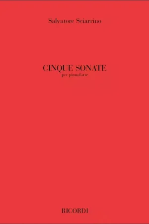 Ricordi SCIARRINO S. - SONATE PER PIANOFORTE (5) - Soldes