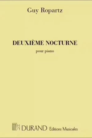 Achetez maintenant | Durand Ropartz - Nocturne N 2 - Piano
