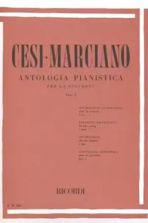 Ricordi CESI - MARCIANO - ANTOLOGIA PIANISTICA PER LA GIOVENTU - PIANO - Préféré des clients