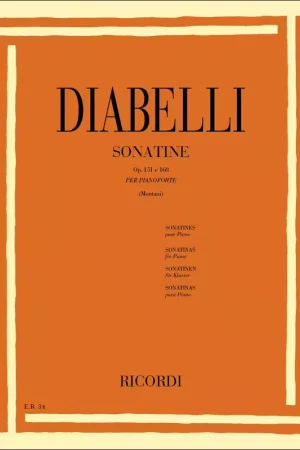 Nouveau produit | Ricordi Diabelli A. - 11 Sonatine Op. 151 E 168 - Piano