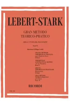 Ricordi Lebert/stark - Gran Metodo TEORICO-pratico Per Lo Studio Del Pianoforte. | Meilleur prix