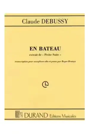 Bonne affaire - Durand DEBUSSY - EN BATEAU - SAXOPHONE ET PIANO